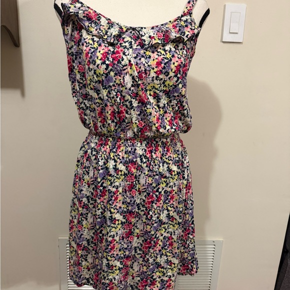 Express Multicolor Floral Mini Dress - Picture 7 of 7